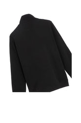 LACOSTE Felpa Uomo Logo Iconico Sul Petto Nero Nero